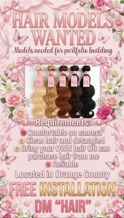 Hair extension model