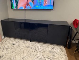 IKEA Black TV Console / Storage Cabinet – BESTÅ