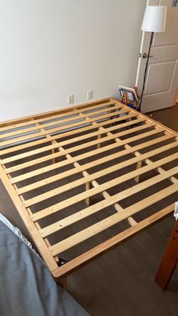 Wooden King Platform Bed Frame