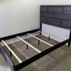 Queen Sized Wooden Bed Frame (Box Spring Required)