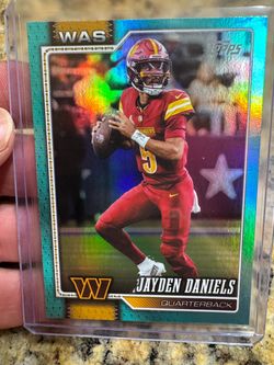 Topps flagship   Jaden Daniels  ( Teal )