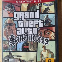 Grand Theft Auto "San Andreas" Game 4 Playstation 2