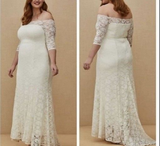 Torrid NWT Size 14 Lace Fit And Flare Wedding Dress Gown
