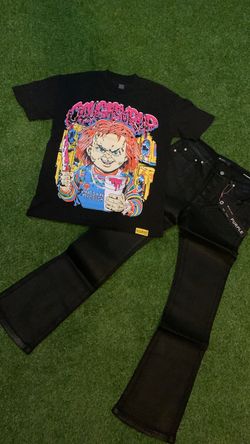 Purple Jeans/ Chucky Tee