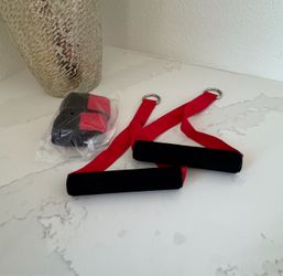 Exercise Equipment. Brand new Resistance Band Handles with Straps. Sold as set of 2