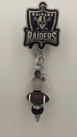 Raiders Slide On Badge Reel