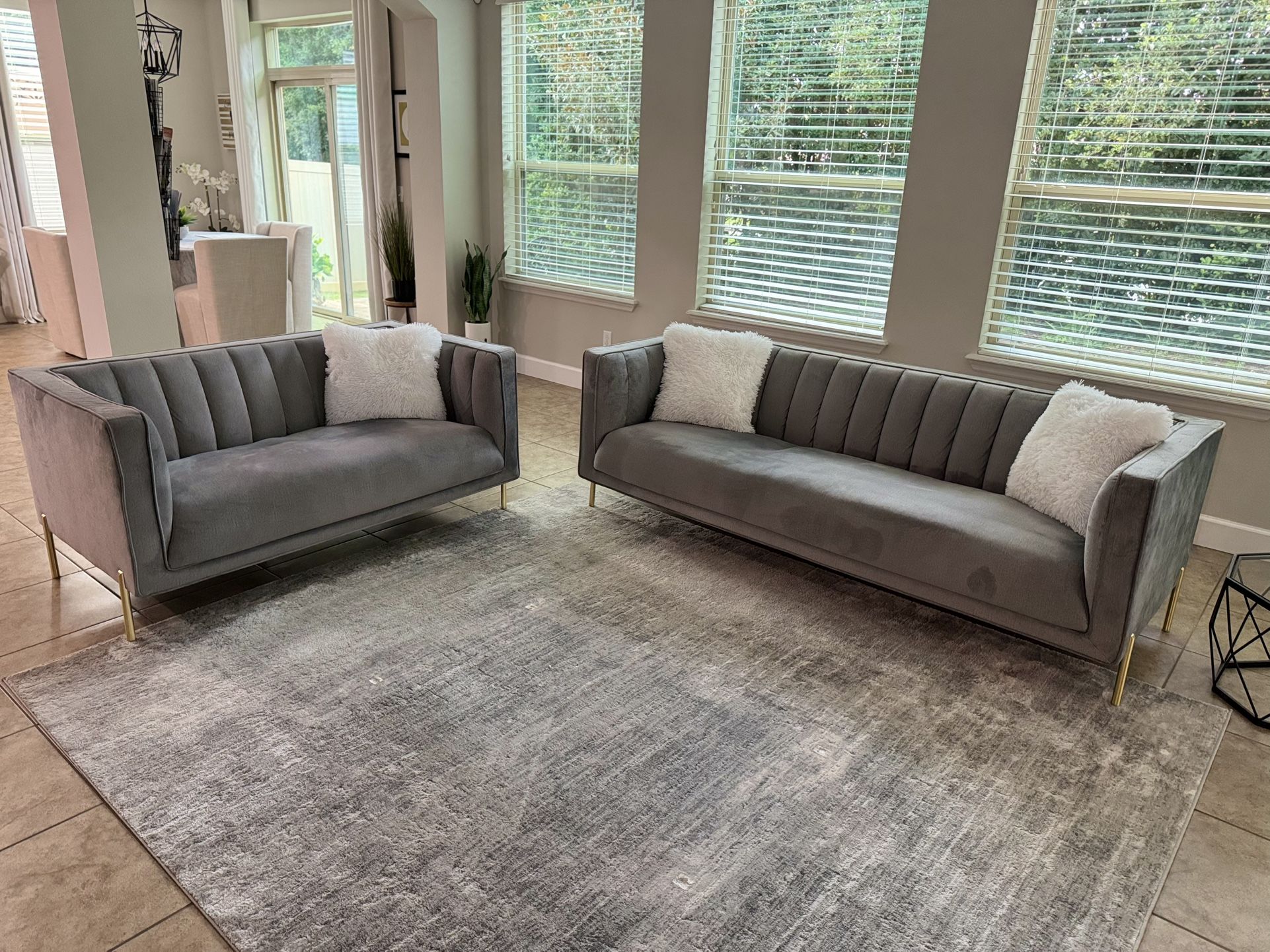 Sofa & Loveseat Living Room Set