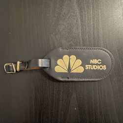 Vintage NBC Studios Luggage Tag