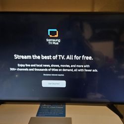 Samsung 43 Inch TV with Remote 3 Years Old Rarely Used