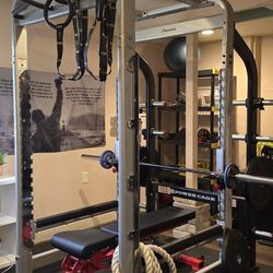 Nautilus Power Rack Squat Rack