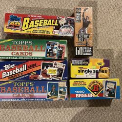 Assorted Baseball Trading Card Sets