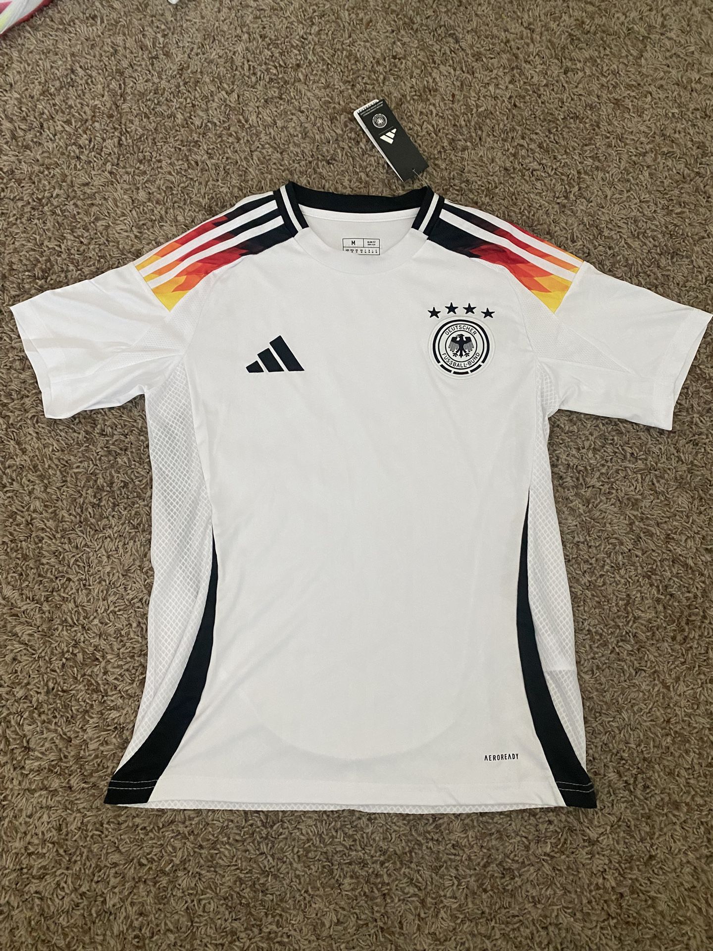 Adidas Germany Soccer Jersey - 2024/25 Home - Size: M