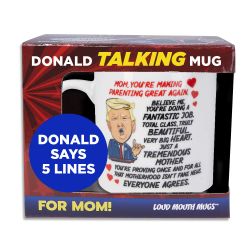 Talking Donald Trump Mug - Birthday Gifts for MOM