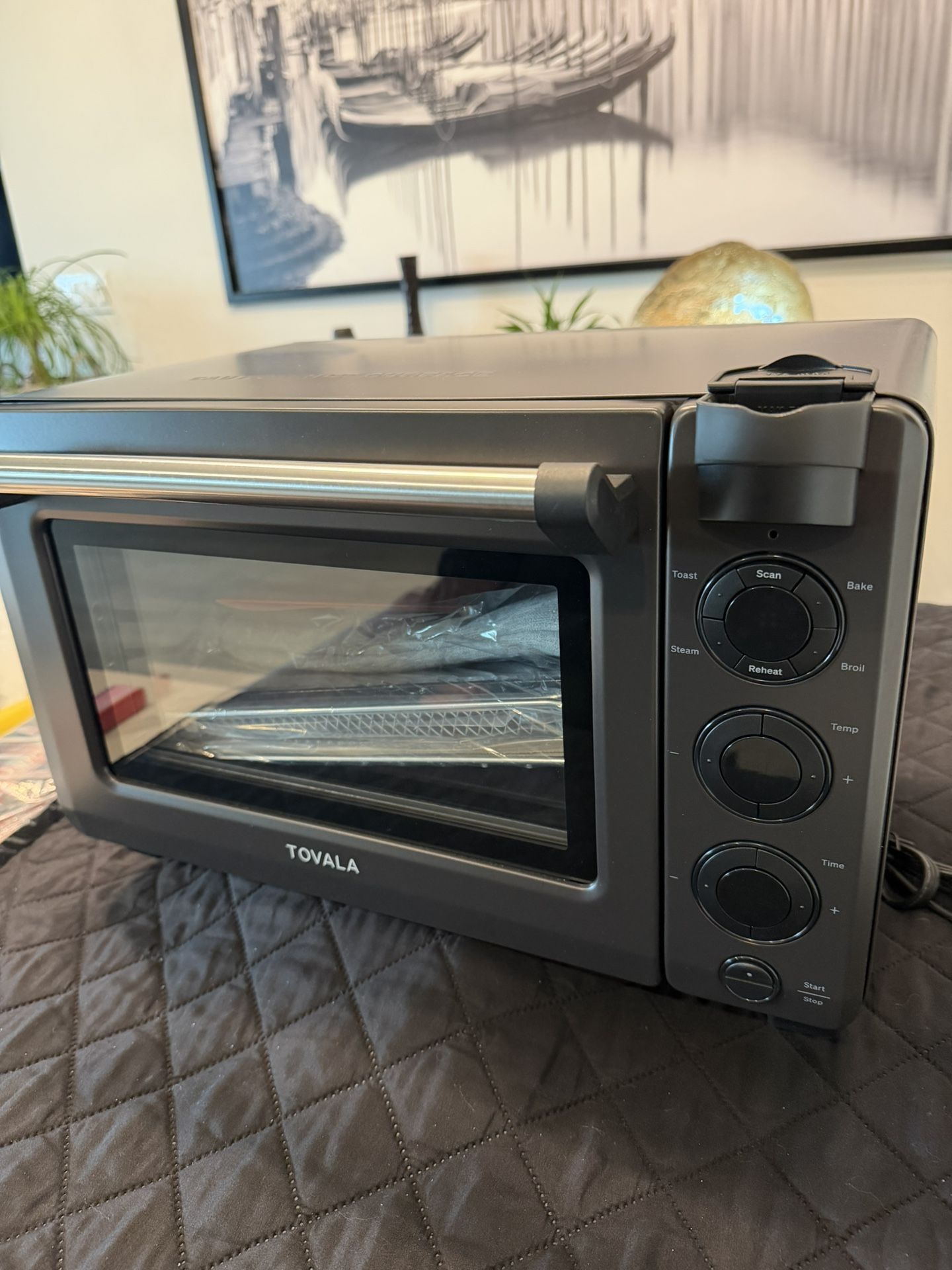 Tovala Smart Oven Steam + Bake + Broil + Toast Countertop Smart Oven