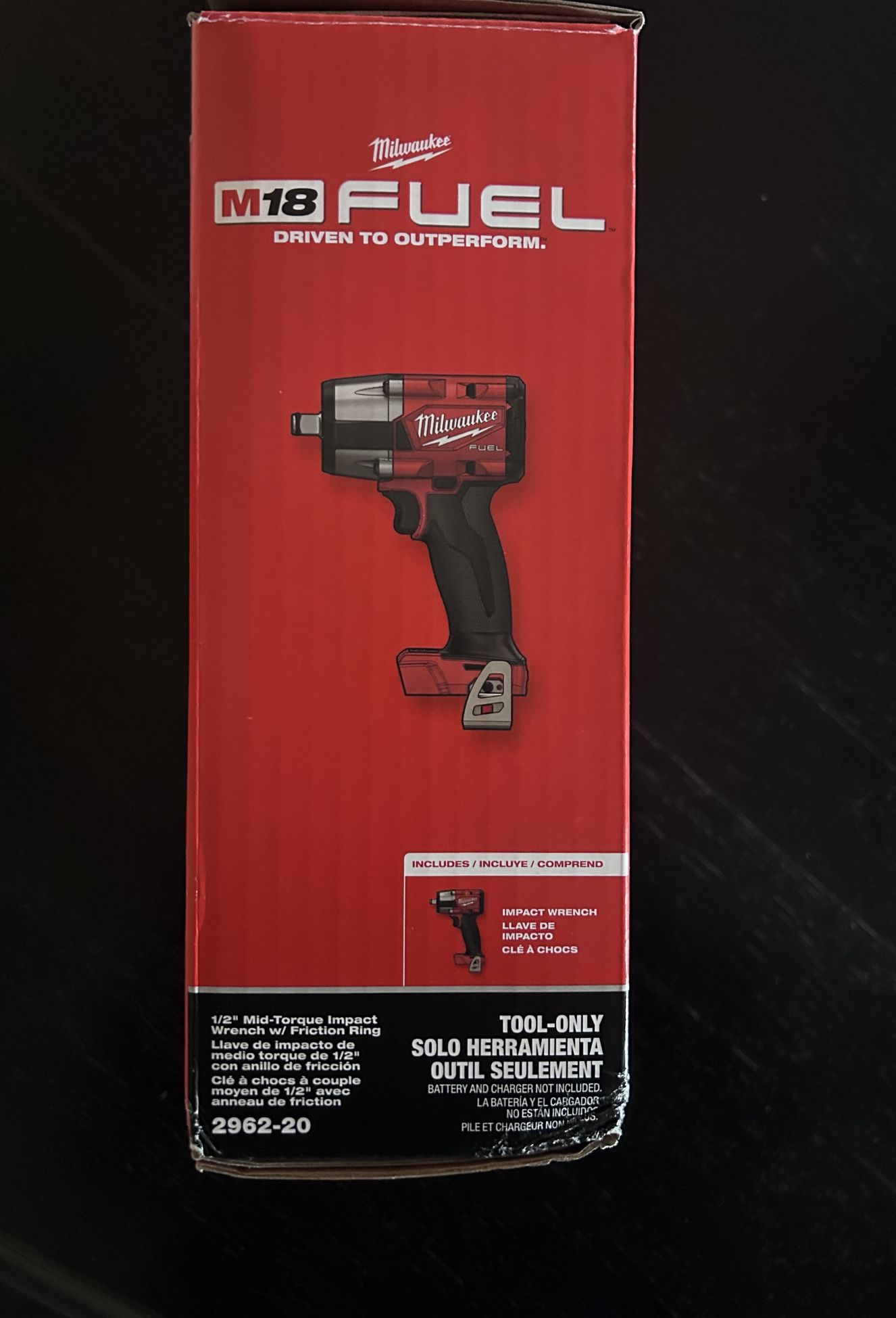 Milwaukee M18 FUEL Gen-2 18V Lithium-lon Brushless Cordless Mid Torque 1/2 in.