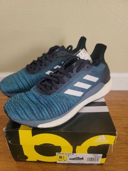 ADIDAS SOLAR GLIDE M BOOST CASUAL ATHLETIC RUNNING SNEAKER BLUE MEN’S SIZE 8.5 NEW WITH BOX AND TAG