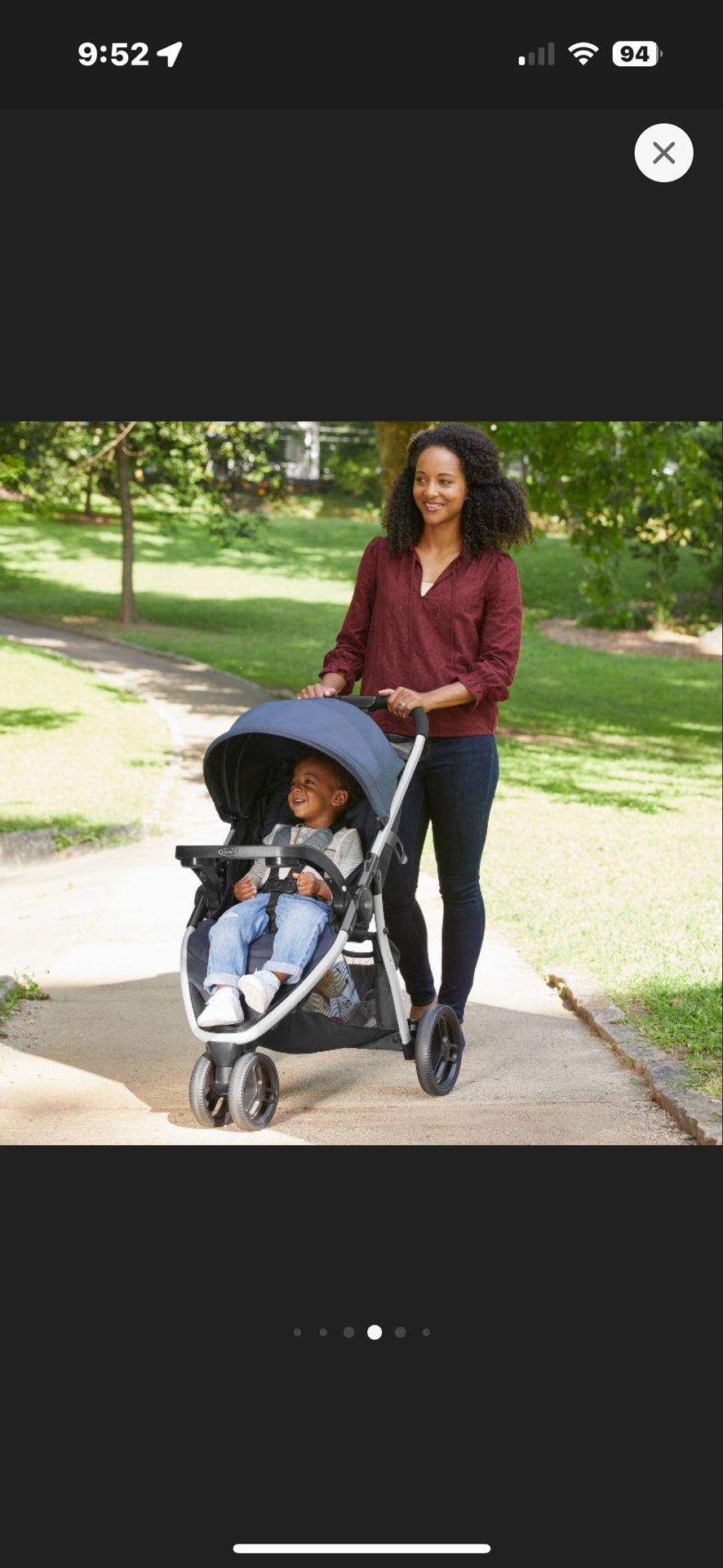 Graco Pace 2.0 Stroller-Perkins
