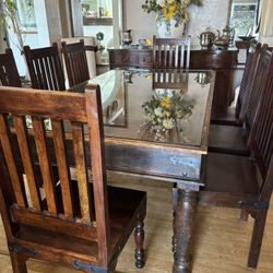 Goth Dining Room /Old Church Door 