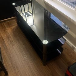Black Glass Entertainment Center 