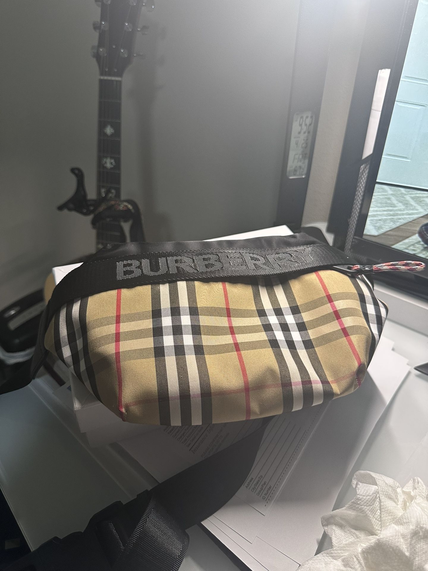 Burberry Bum Bag Vintage Check Medium Archive Beige/Black