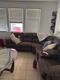 Brown Sectional
