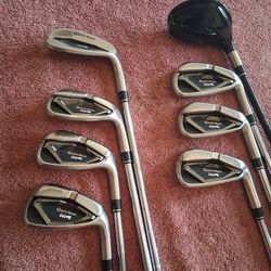 Taylormade M4 Irons And Hybrid Set 8 Clubs 
