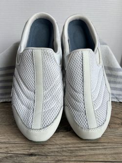 Easy Spirit Women white Leather Slip On Sneakers Confort Sz 6.5-7.5 