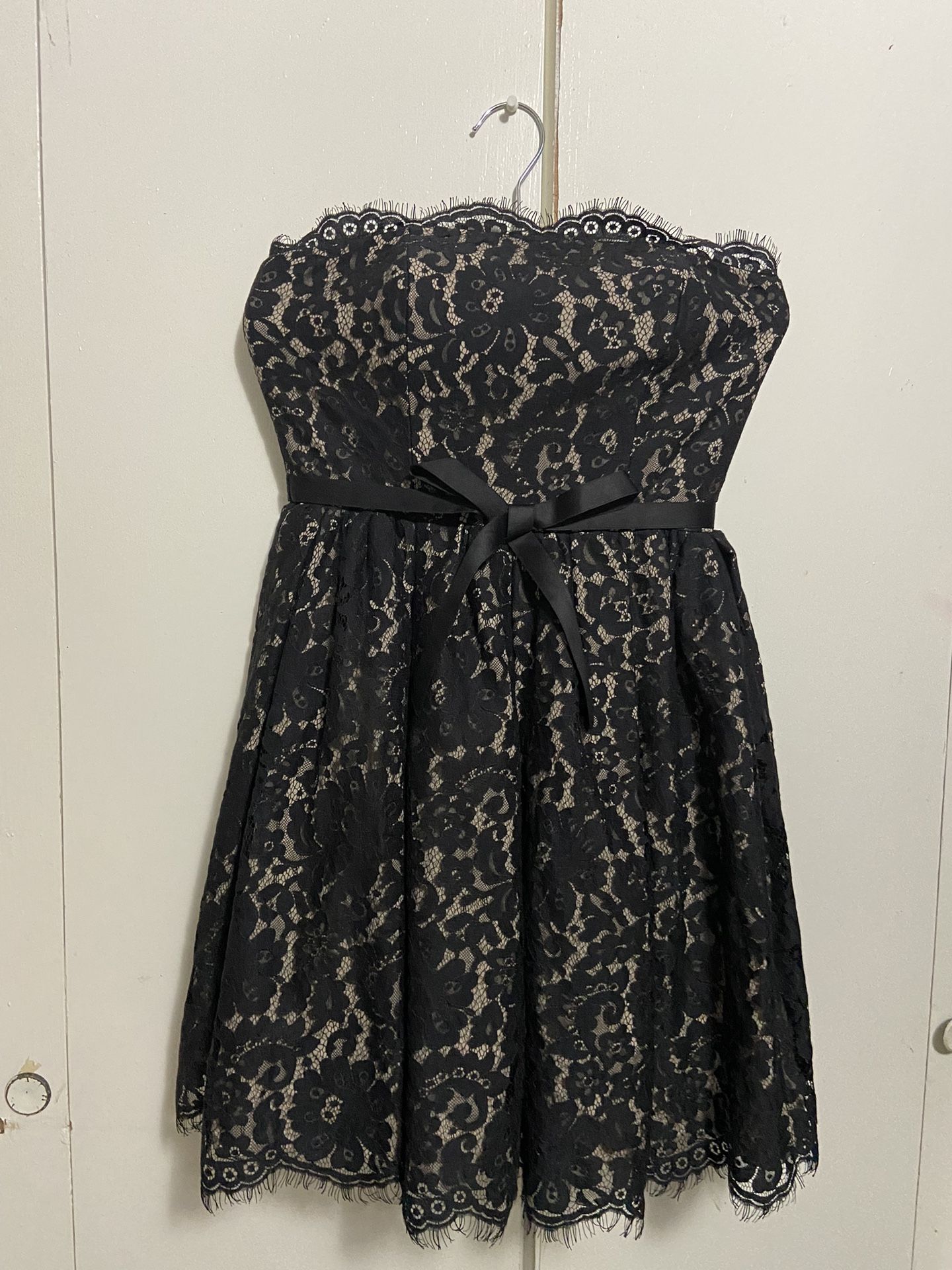 Neiman Marcus Lace Black Dress 