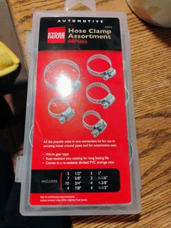 Hose clamp assortment 40 piece