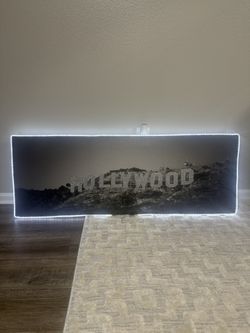Hollywood Picture With LED Light
