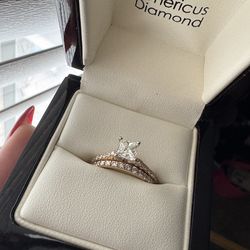 Americus Diamond  natural diamond Engagement Ring