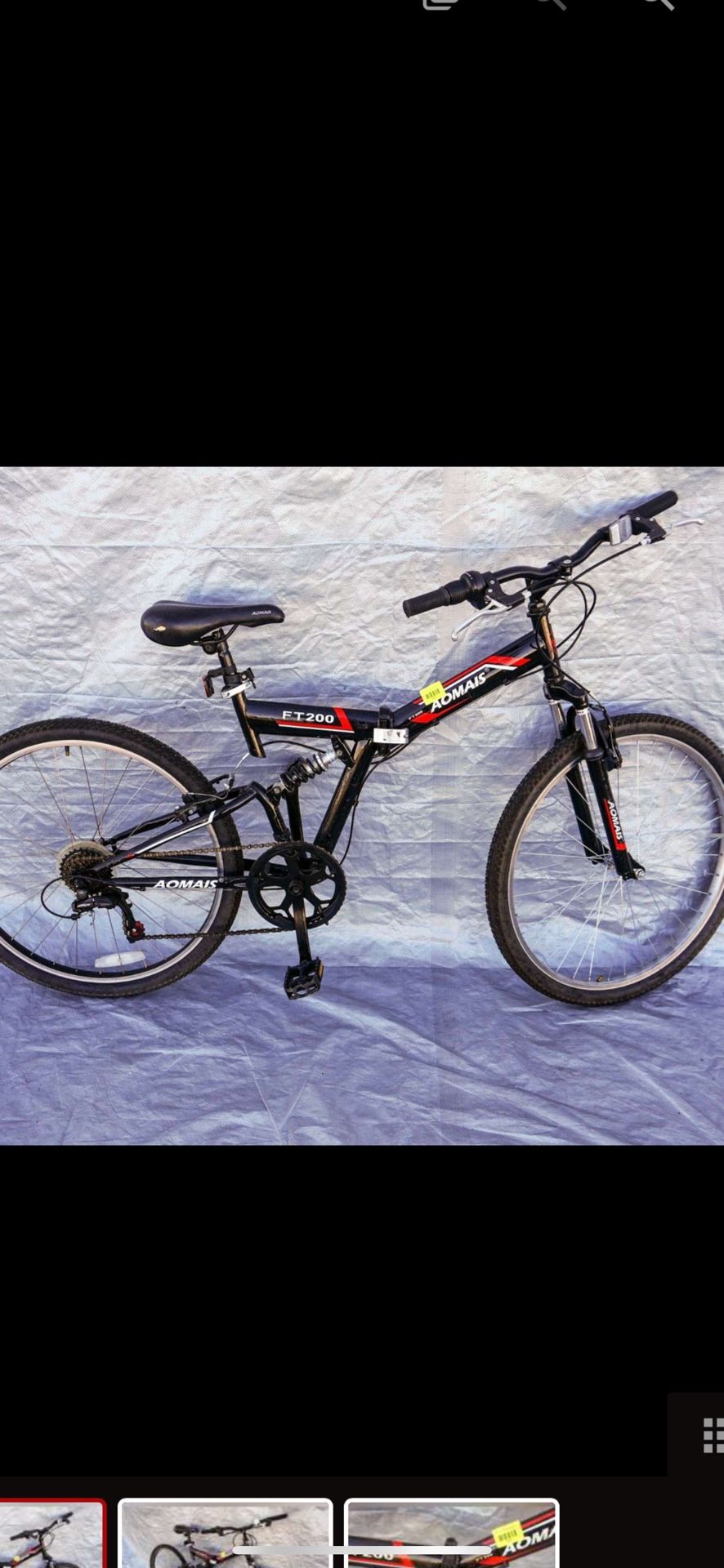 Aomais FT200 Full Suspension Moutian Bike Folding