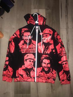Asaali x ALOCS Red/Black Zip-Up Hoodie — Trade for Medium