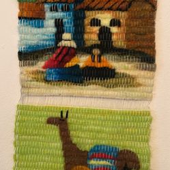 Hand Woven Peruvian Wall Tapestry 