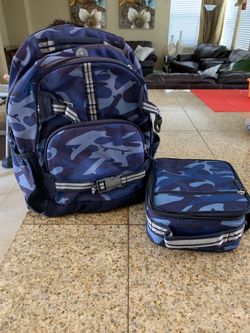 Backpack and lunch box