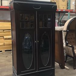 Real Antique Armoire  Display Cabinet