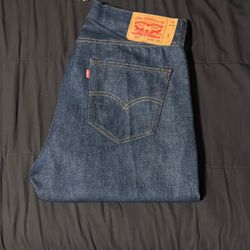 Navy Blue Levi’s 501’s 