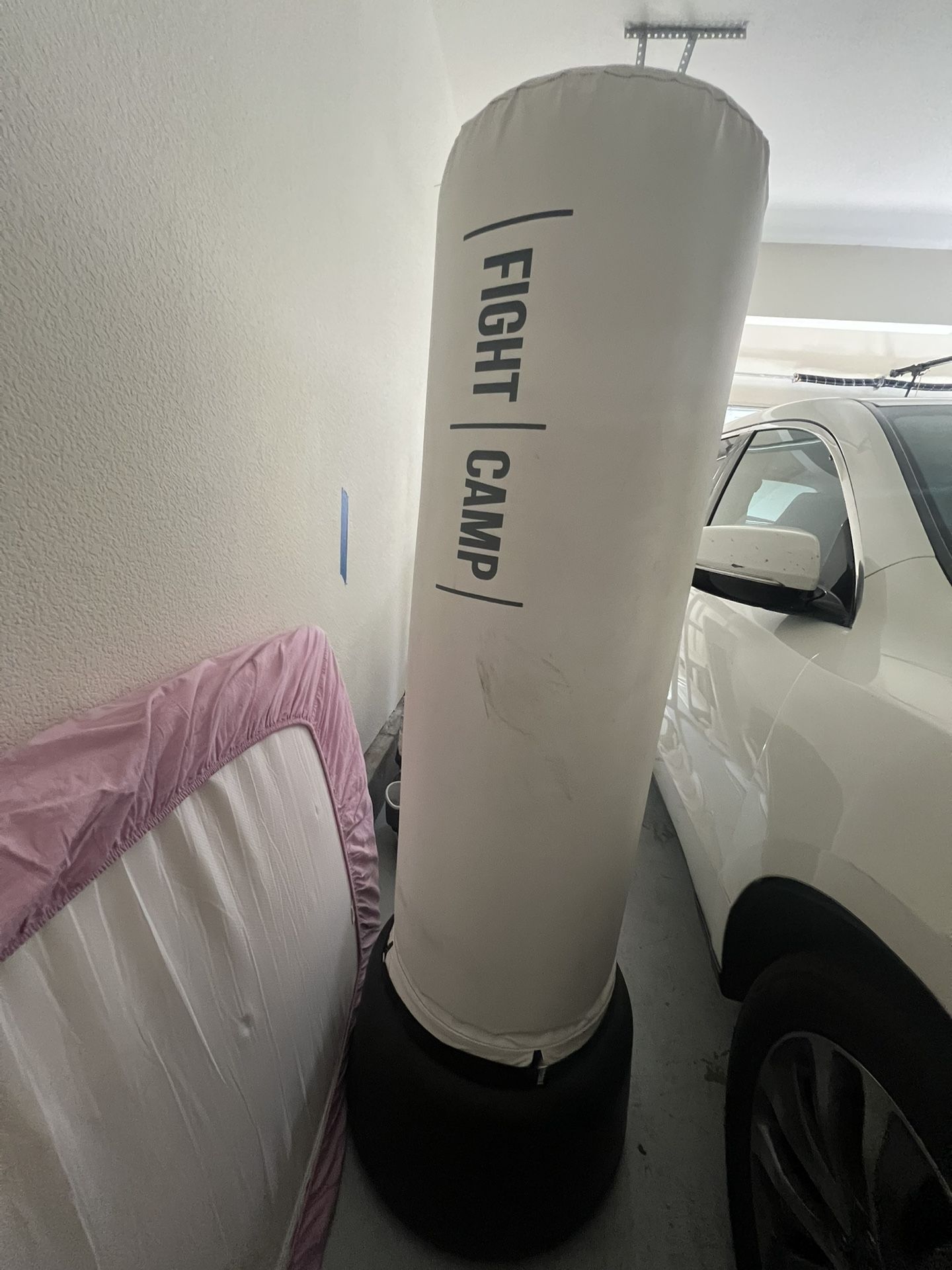 Punching Bag And Boxing Gloves. 