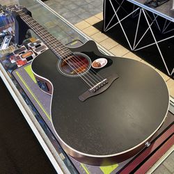 Ibanez AE140 Weathered Black Concert Acoustic Electric Guitar NEW!