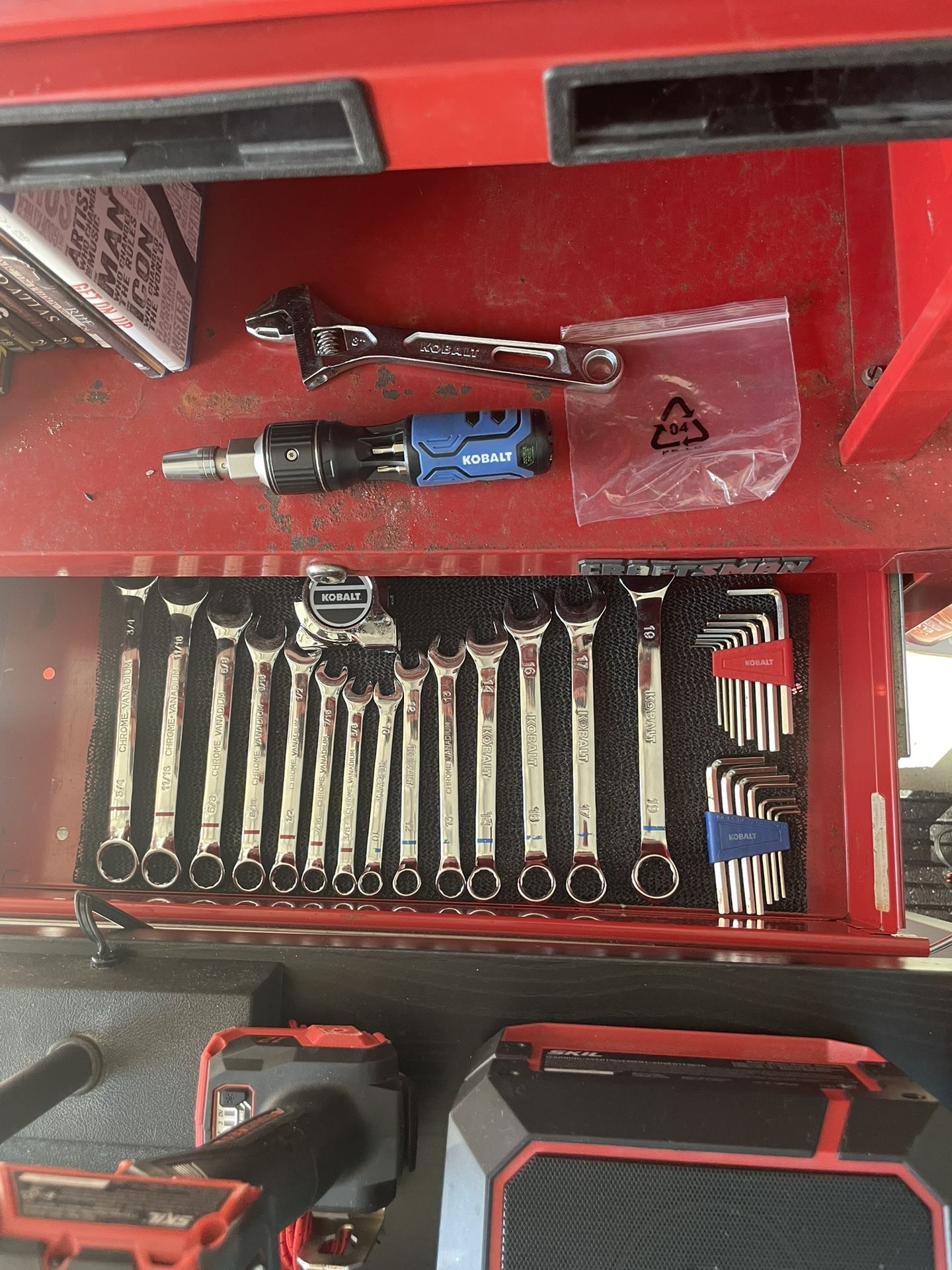 Craftsman Metal Tool Box/ Craftsman Versa Stack Tool Box And Many More.