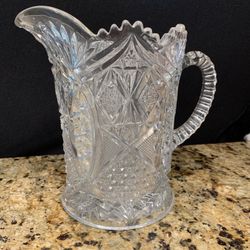 Crystal Lead Pitcher