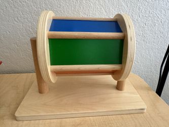 Montessori Spinning Drum With Mirror