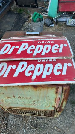 Vintage soda signs