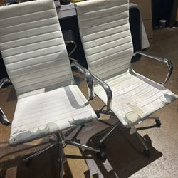 Set Of Office Swivel Chairs $25