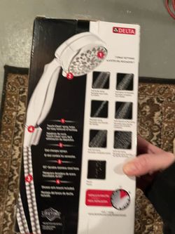 BRAND NEW!! DELTA-Detachable Chrome Shower Head