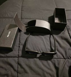 Prada Black Sunglasses with Case