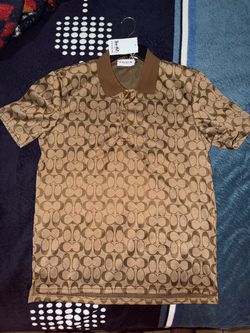 Coach Signature Monogram Polo Shirt