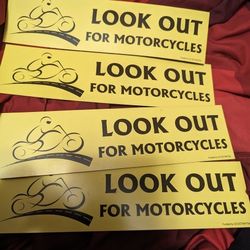 Look Out For Motorcycles: 4 Count 