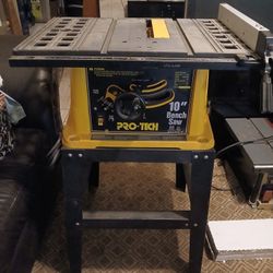 10 In Pro Tech Bench Saw