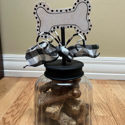 Dog Treat Jar (can be personalized)